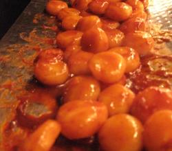 Gnocci cooked in sugo